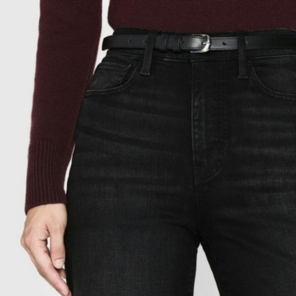 FRAME Le Slim Palazzo Wide Leg Pants Jeans Crescent - Picture 14 of 15